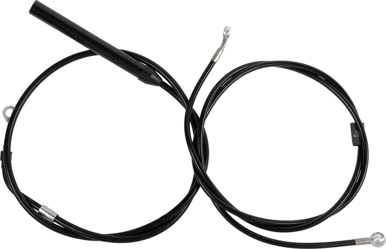 Standard Black Vinyl Handlebar Cable/Brake Line Kit — Ape Hanger