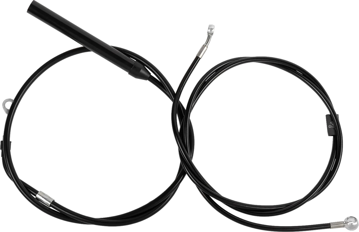 Standard Black Vinyl Handlebar Cable/Brake Line Kit — Ape Hanger