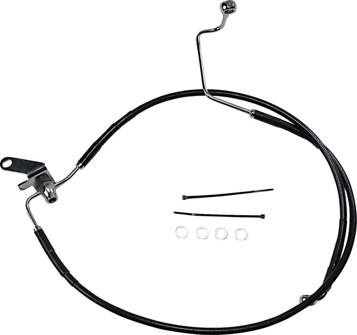 Extended Length Black Vinyl Brake Line Kit