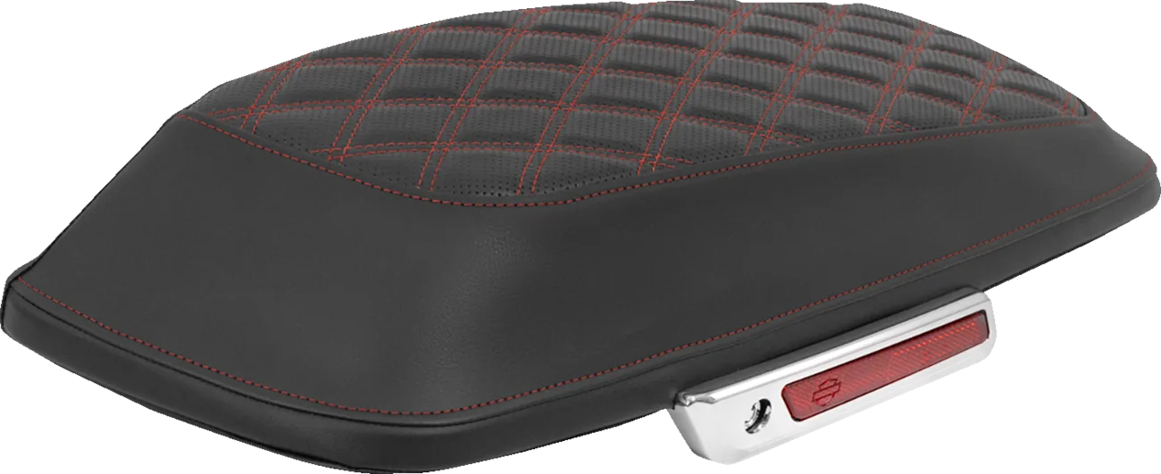 Lattice Stitched Saddlebag Lid Covers