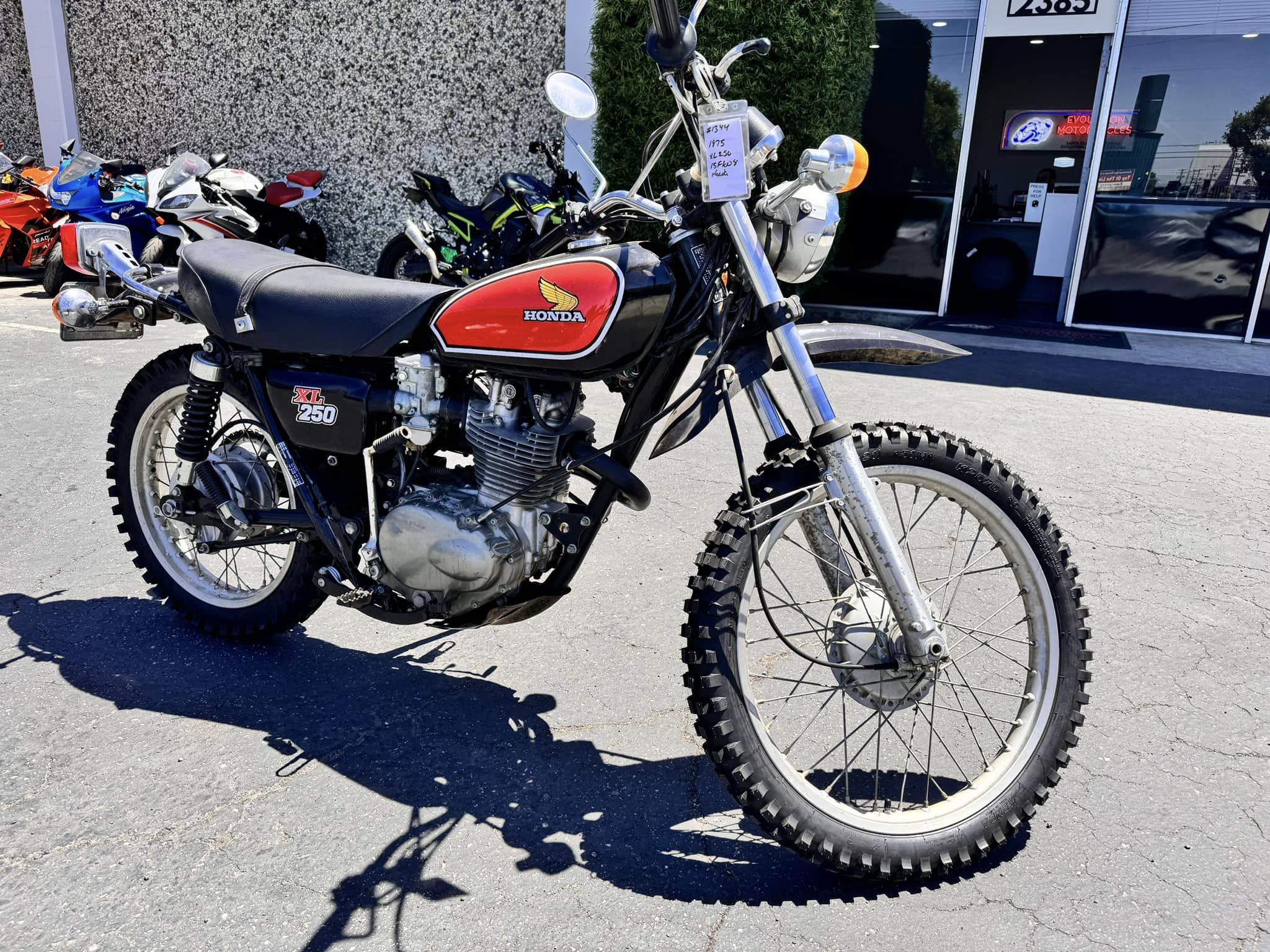 1975 Honda XL250 – Evolution Motorcycles