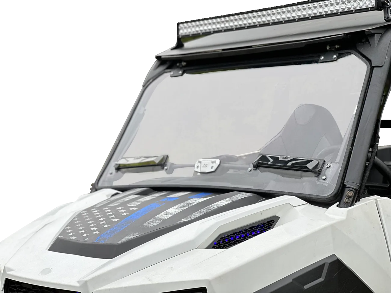 Flip-Up Windshield with Vents