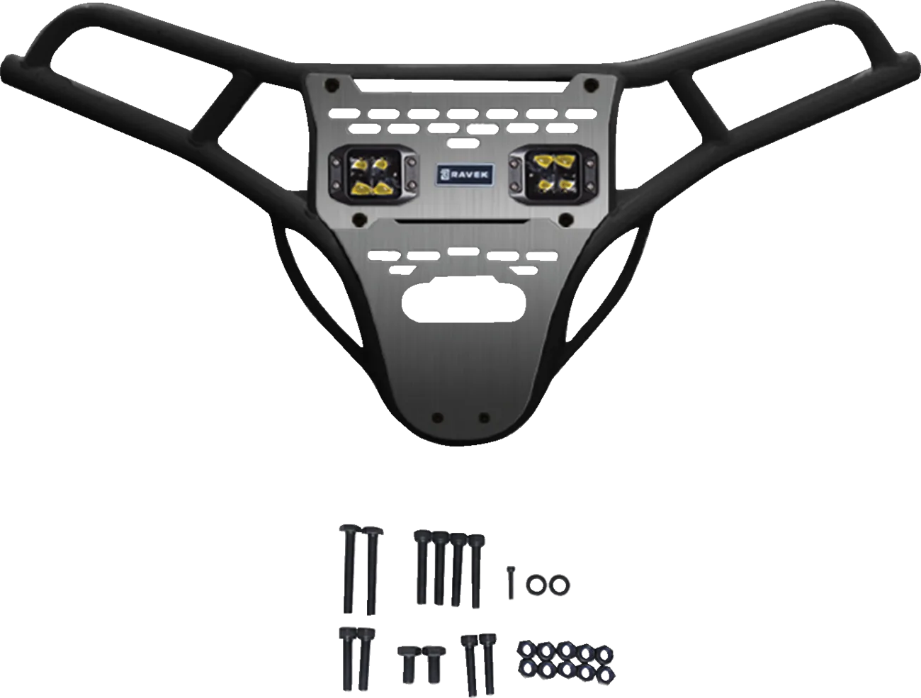 Front Bumper/Skid Plate with Lights