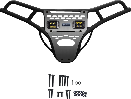 Front Bumper/Skid Plate with Lights