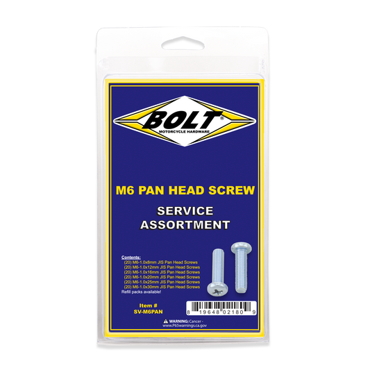 M6 Phillips Head Assortment 120/PK