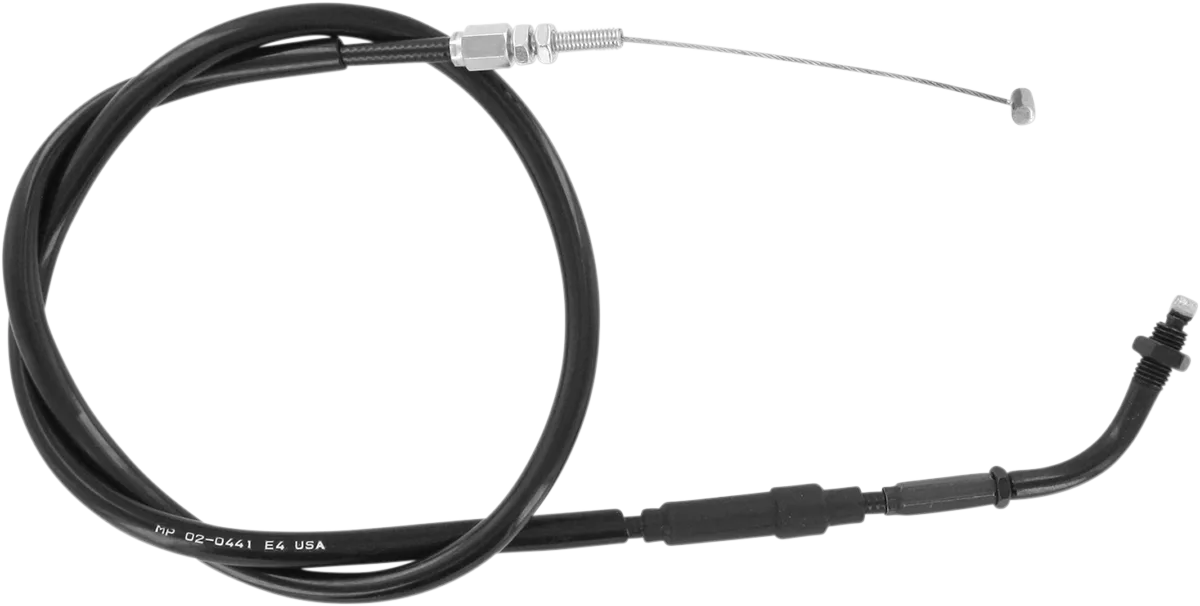 Black Vinyl Throttle Cable