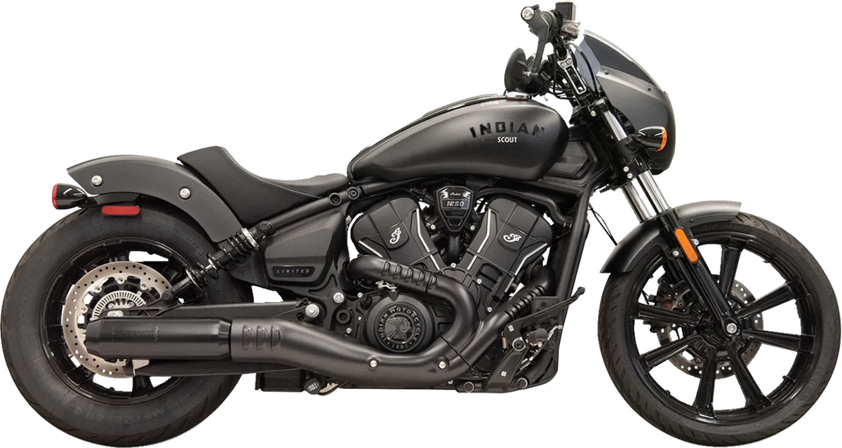 4" Slip-On Muffler with Billet End Cap