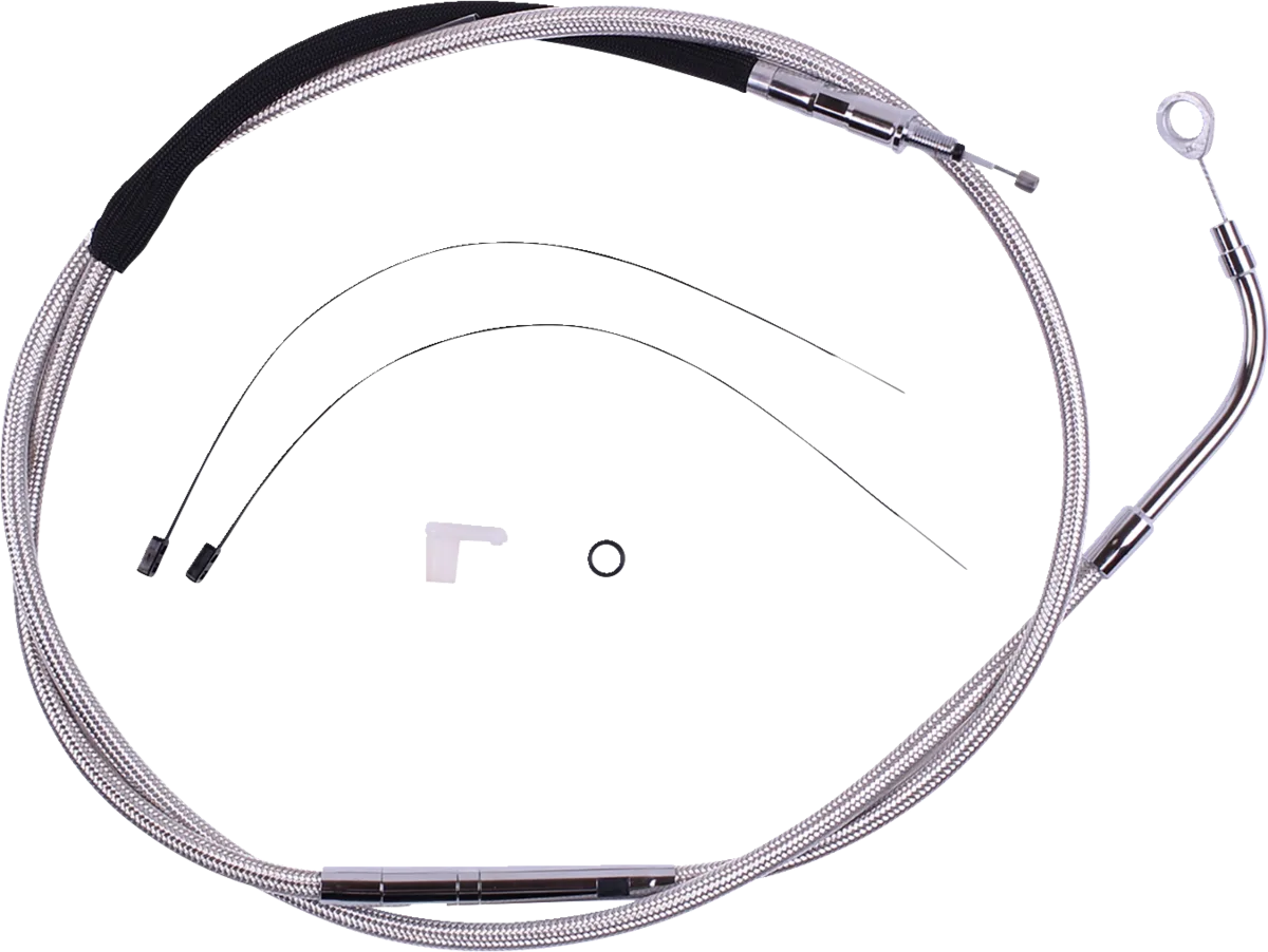 High-Efficiency Polished Stainless Clutch Cable