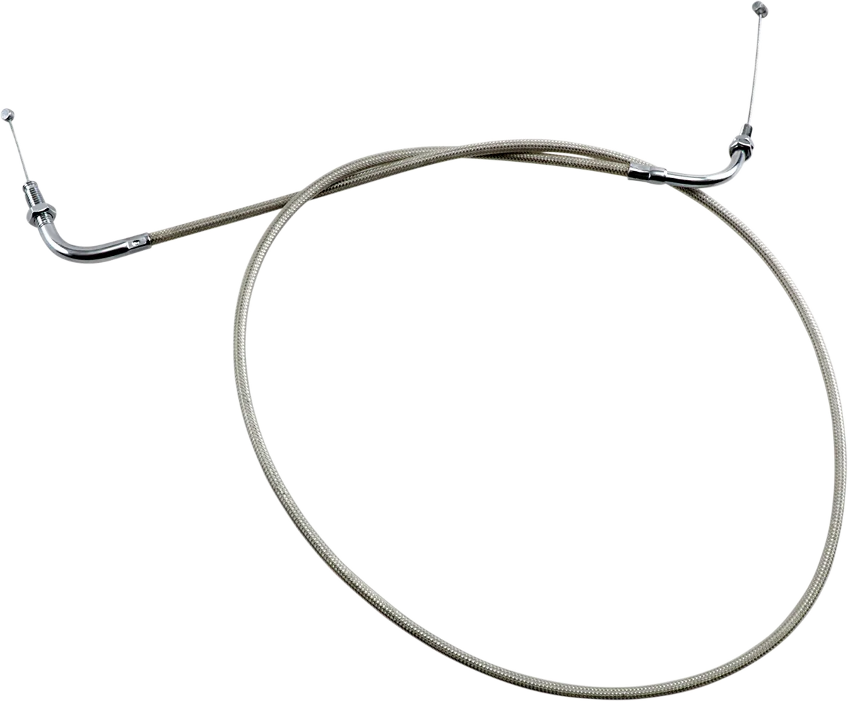 Armor Coat Stainless Steel Throttle/Idle Cable for Cruisers