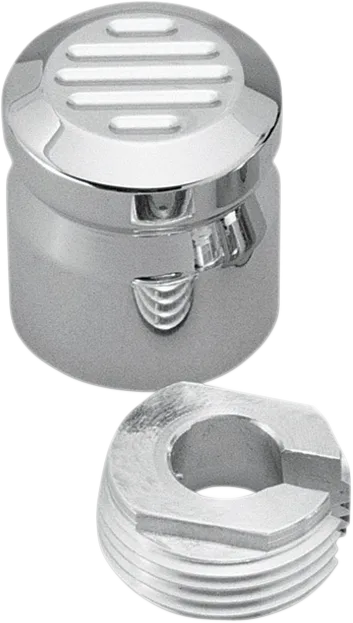 Chrome Billet Choke Cable Knob Cover