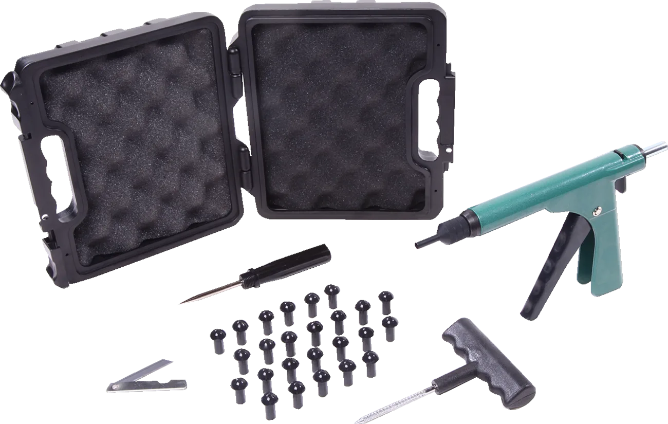 Deluxe Model Tubeless Tire Plugger Kit