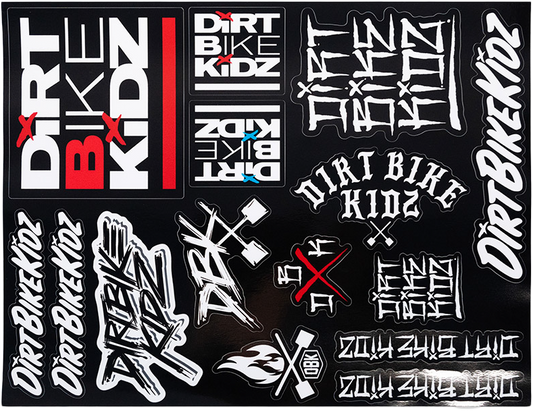 SLAP PACK STICKER SHEET 8.5"X11"