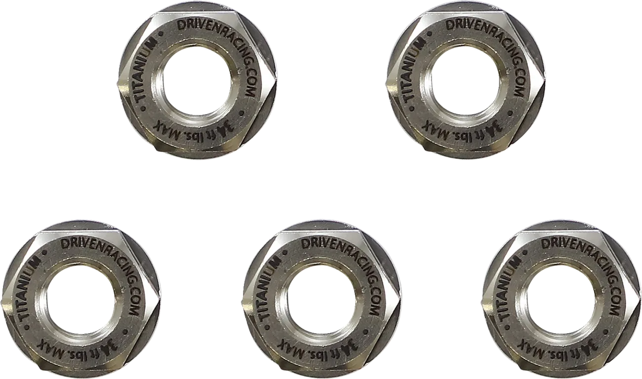 Titanium Sprocket Nuts