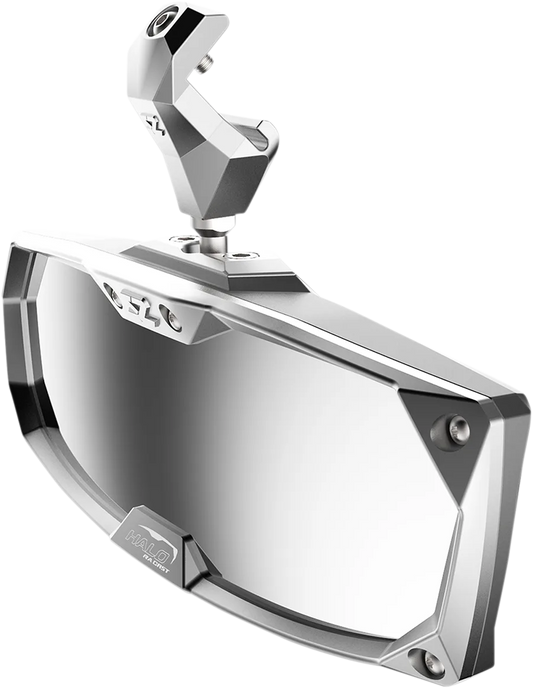 Halo R Rear View Mirror with Cast Aluminum Bezel - Polaris Pro-Fit