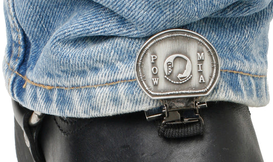 CLIPS FOR STIRRUP/STRAP BOOTS POW/MIA