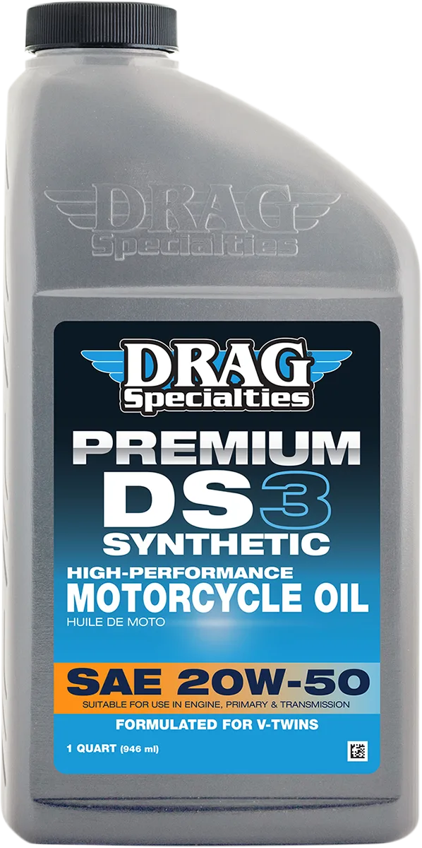 DS3 Premium Full Synthetic 20W-50 Motorcycle Oil