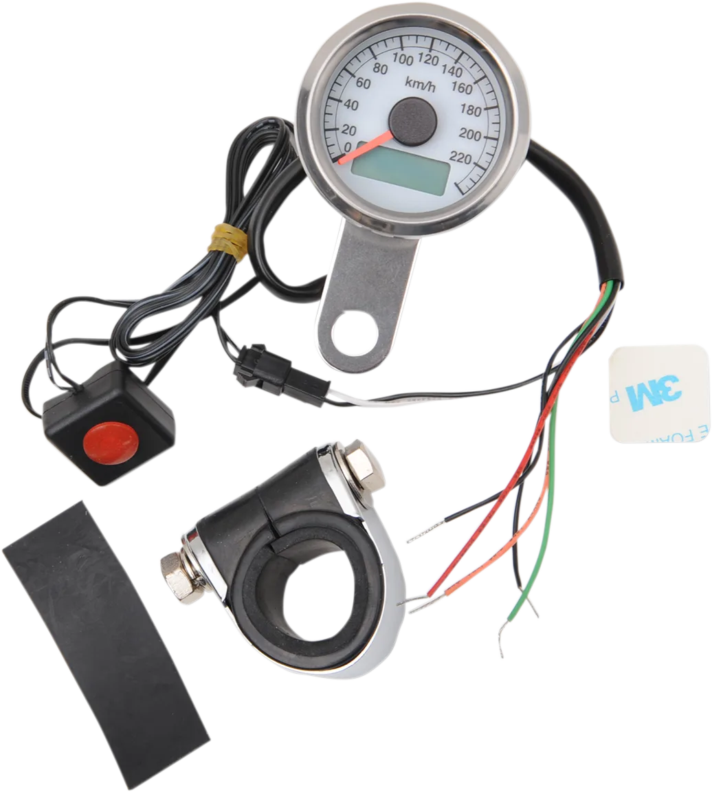 Programmable Mini Electronic Speedometer with Odometer/Tripmeter