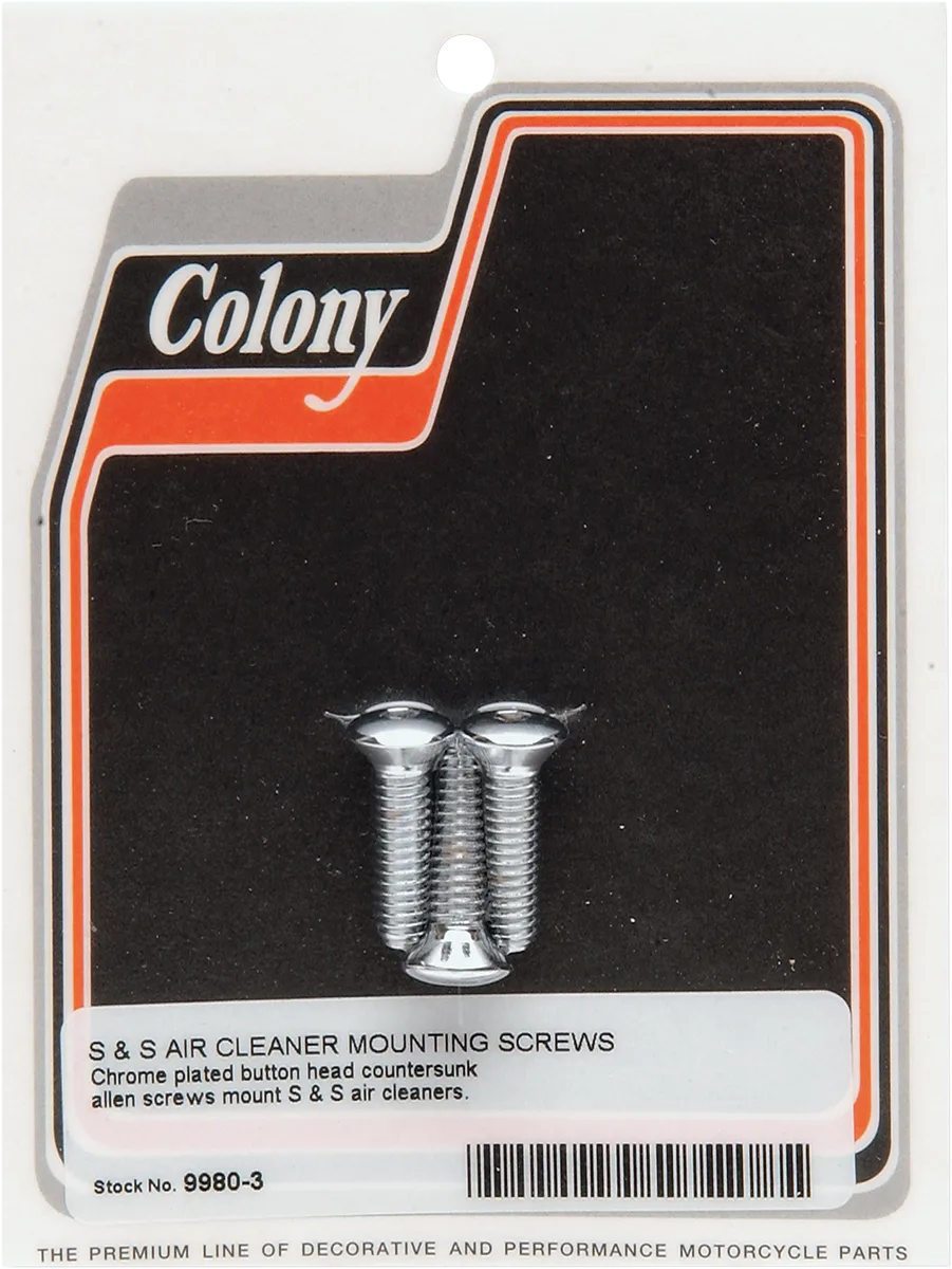 S&S Air Cleaner Cover Mounting Screw Kit