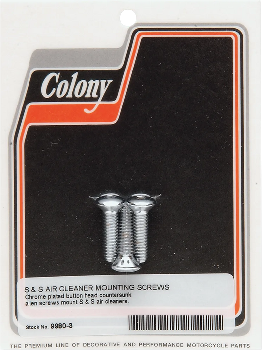 S&S Air Cleaner Cover Mounting Screw Kit