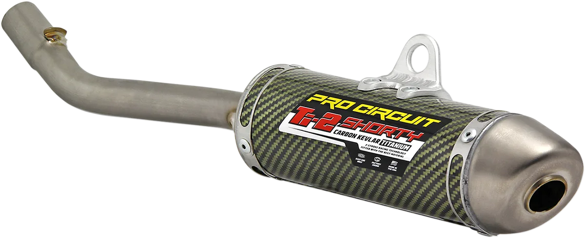 Ti-2 Shorty Slip-On Silencer