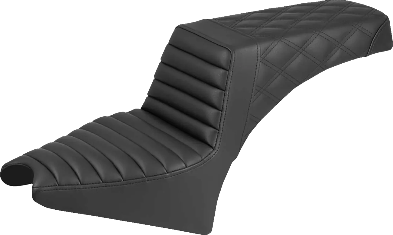 Step-Up Seat — Front Tuck-n-Roll/Rear Lattice Stitch