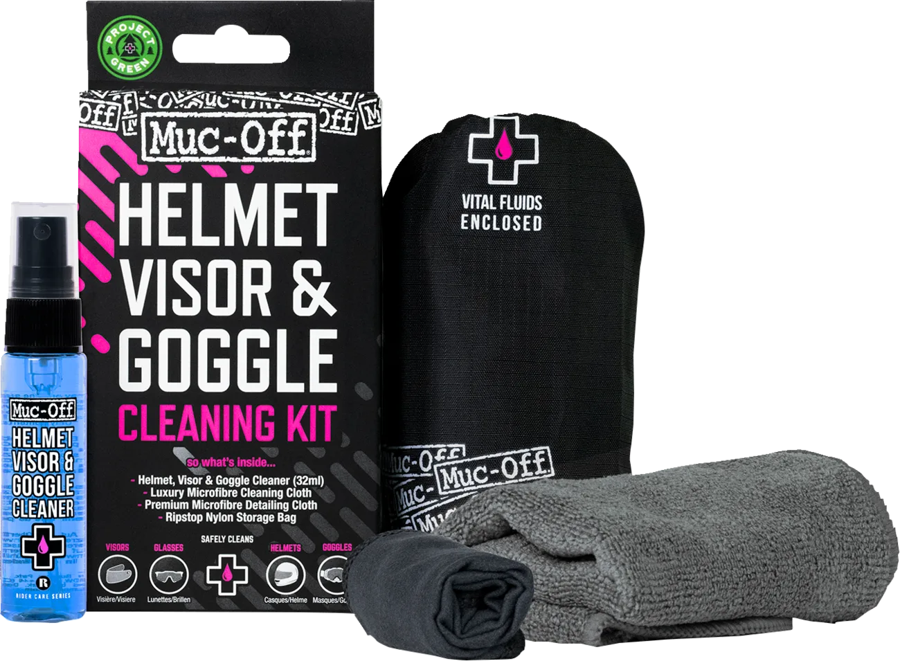 Visor, Lens & Goggle Cleaning Kit