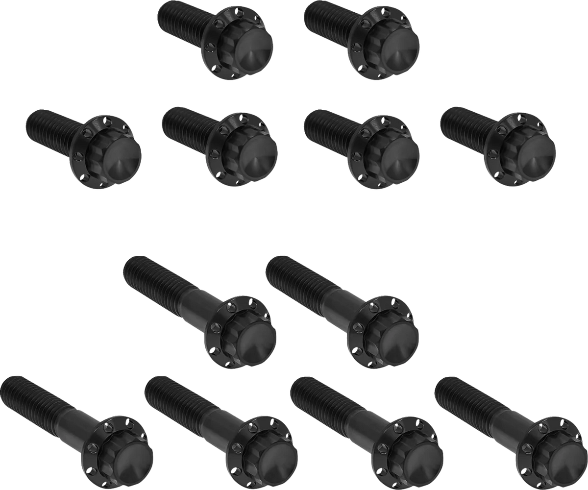 Rocker Box 12-Point Titanium Bolt Kit
