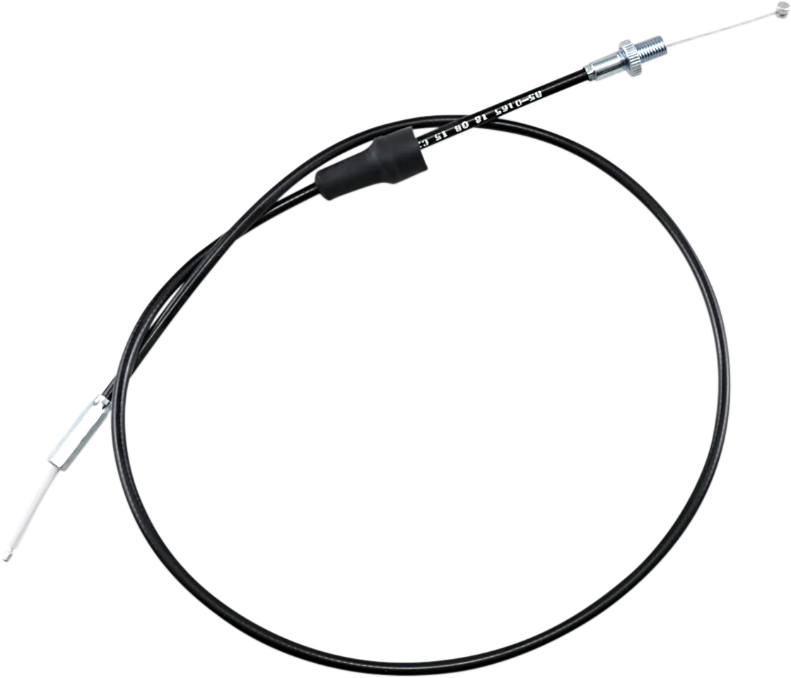 Black Vinyl Throttle Cable