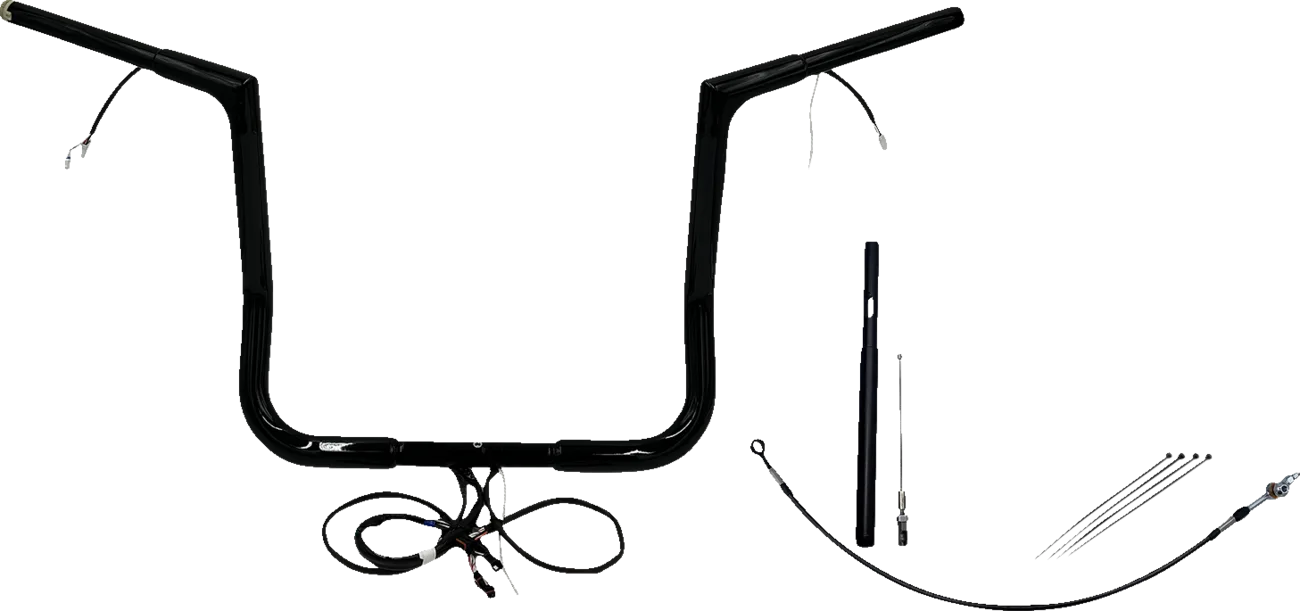 EZ Install Wired 1-1/4" Flat Top Handlebar Kit