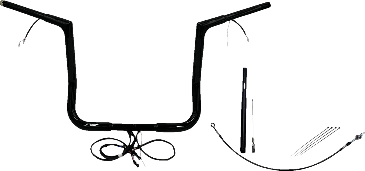 EZ Install Wired 1-1/4" Flat Top Handlebar Kit