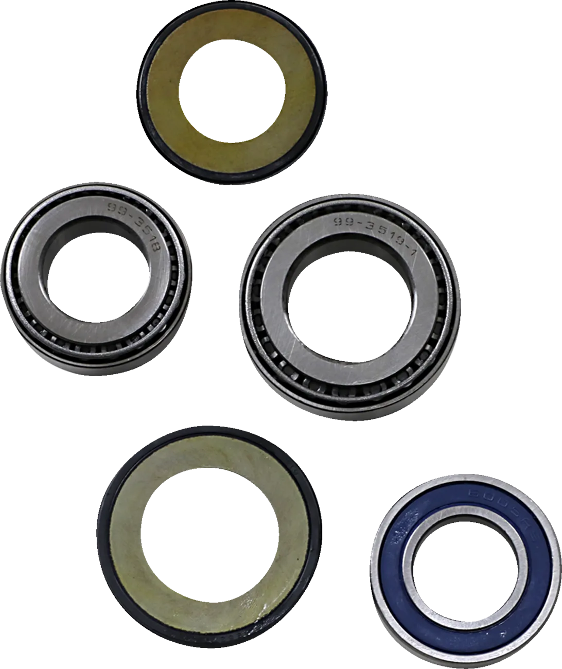 Steering Stem Tapered Roller Bearings and Seals Kit