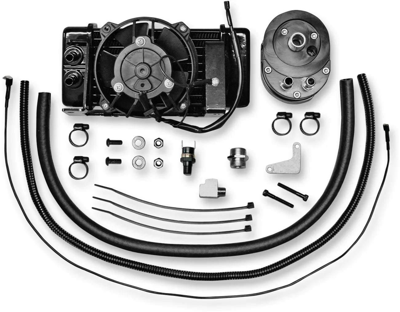 Low-Mount Fan-Assisted Oil Cooler Kit