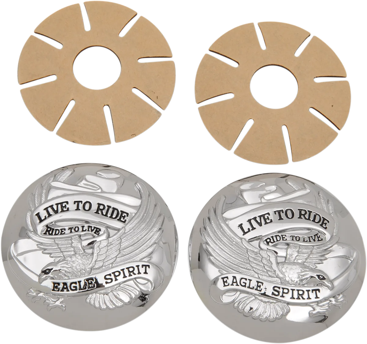 "Live to Ride" Gas Cap Covers