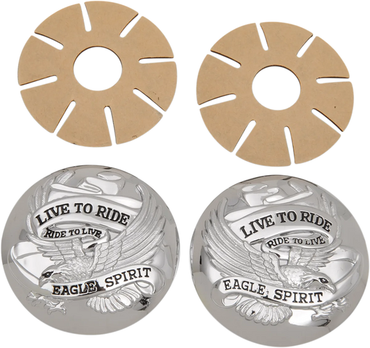 "Live to Ride" Gas Cap Covers