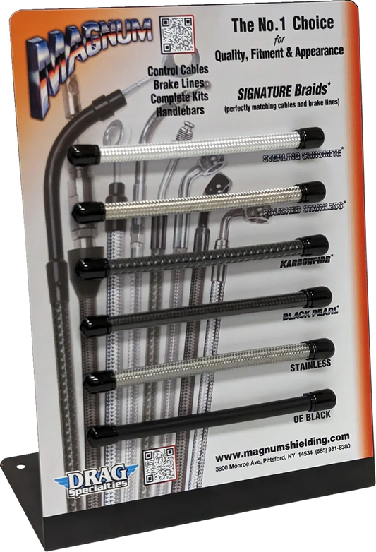 DISPLAY MAGNUM SHIELDING BRAIDS
