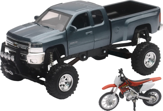 Offroad Pick Up Truck with Dirt Bike