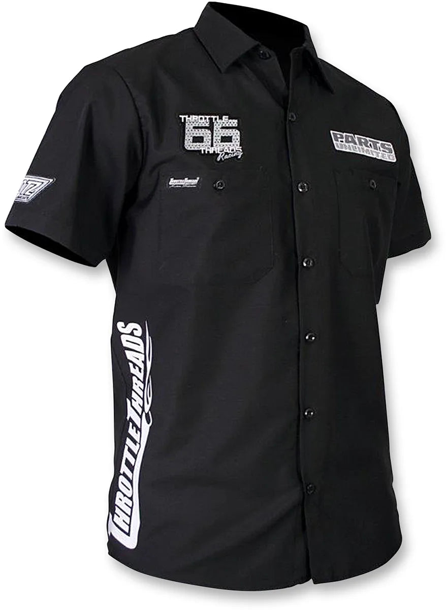 Throttle Threads Snow Monochrome Shop Shirt