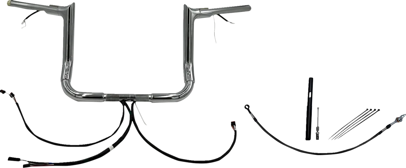 EZ Install Wired 1-1/2" Pointed Top Handlebar Kit