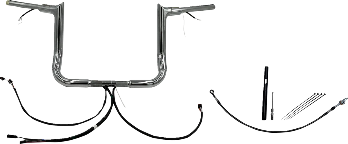 EZ Install Wired 1-1/2" Pointed Top Handlebar Kit