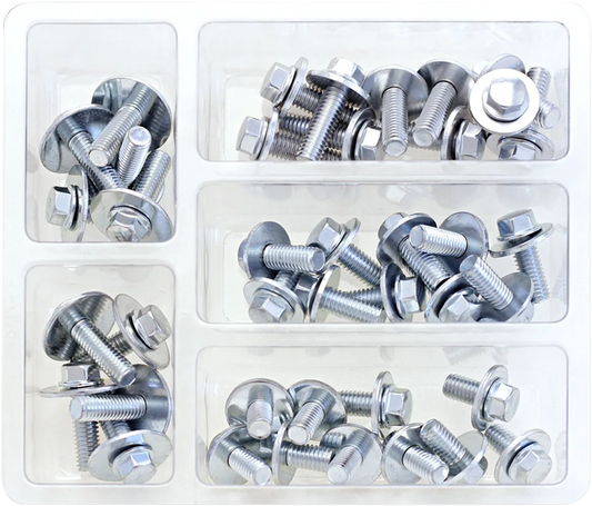 Assembled Hex-Head Flange Nut Assortment