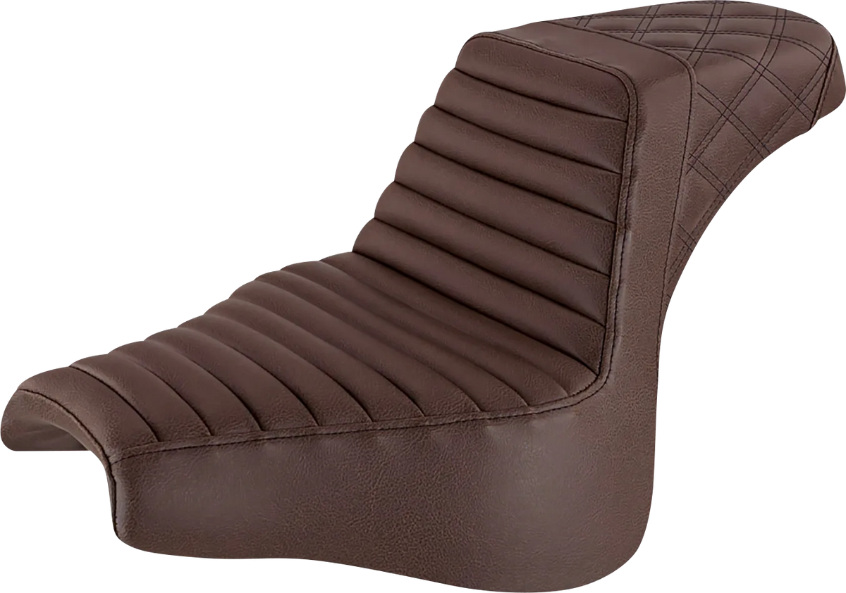 Step-Up Seat — Front Tuck-n-Roll/Rear Lattice Stitch