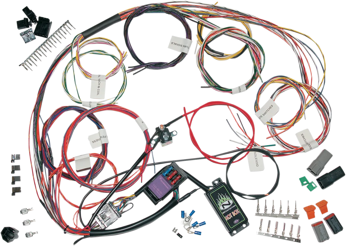 Custom Full Motorcycle Wiring Harness