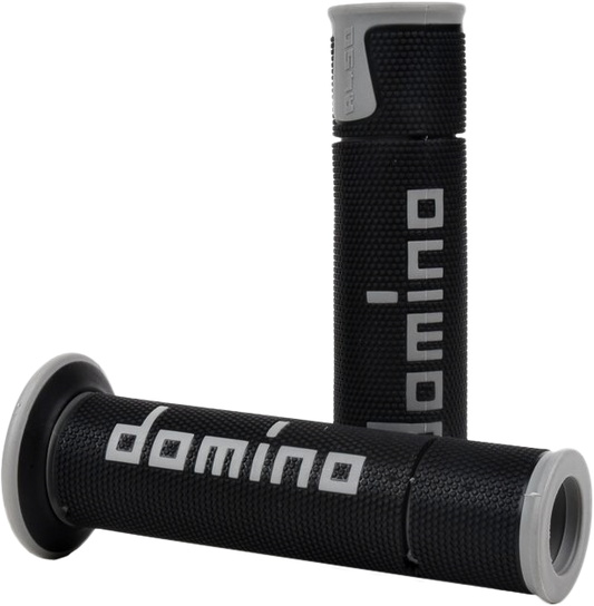 A450 ROAD RACING GRIPS BLACK/GRAY PAIR