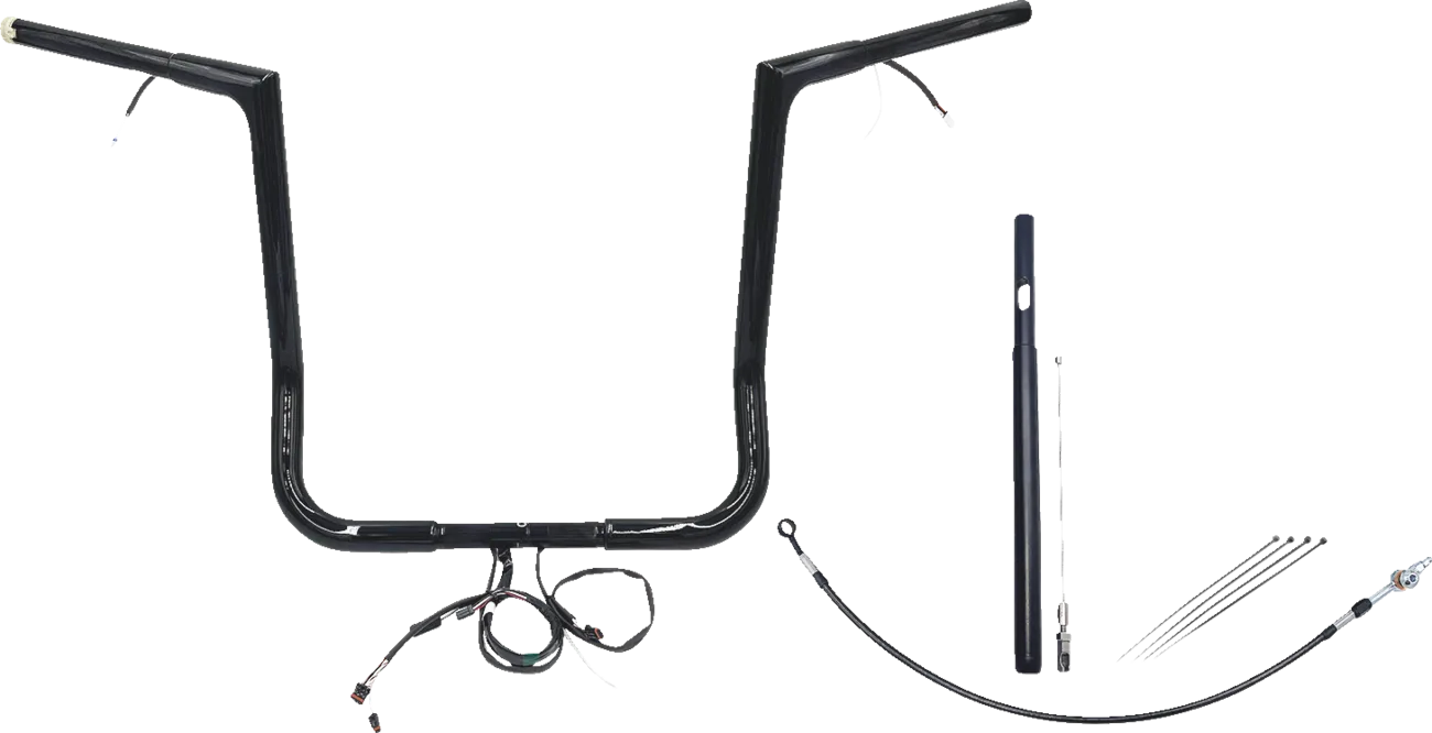 EZ Install Wired 1-1/4" Flat Top Handlebar Kit