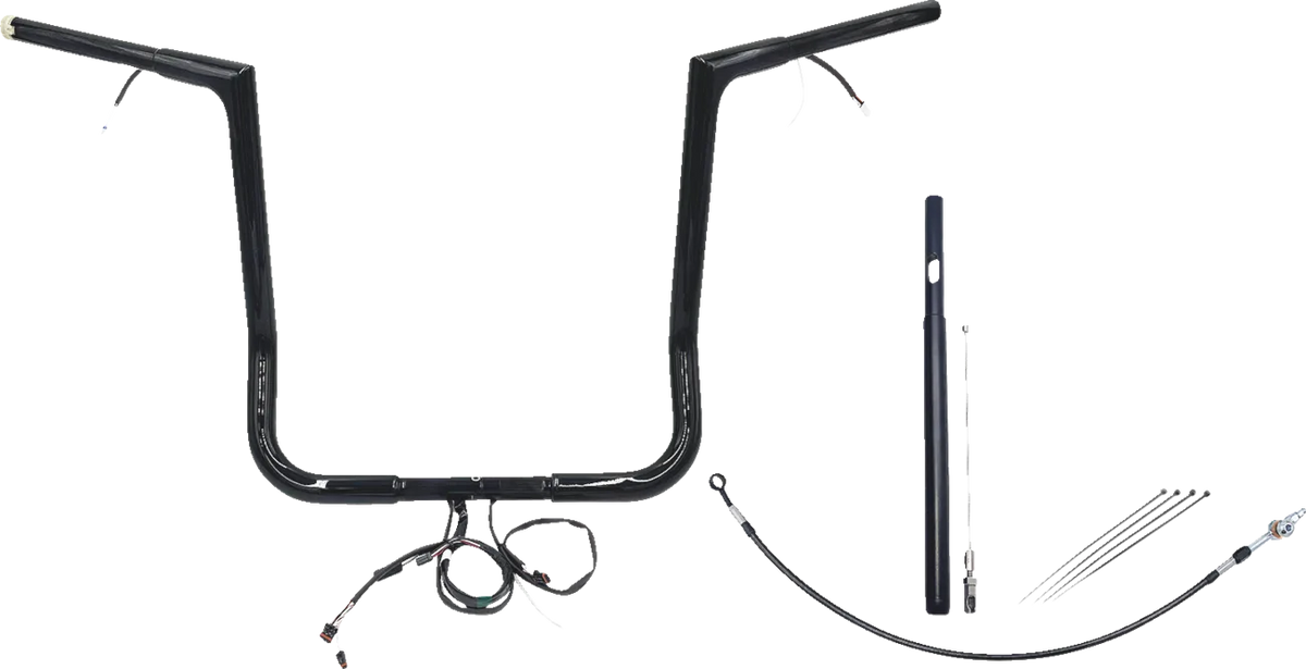 EZ Install Wired 1-1/4" Flat Top Handlebar Kit