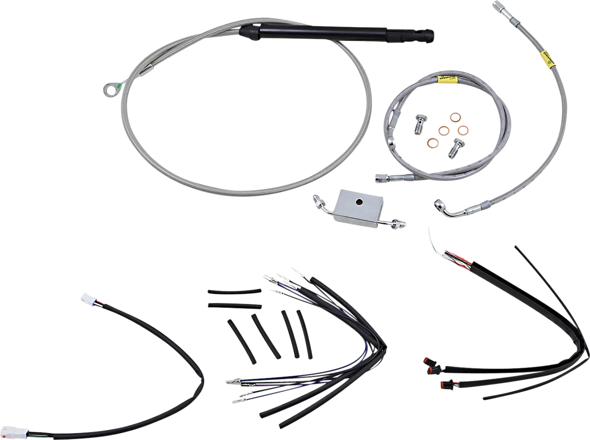 Handlebar Cable and Brake Line Kit for Burly Ape Handlebars