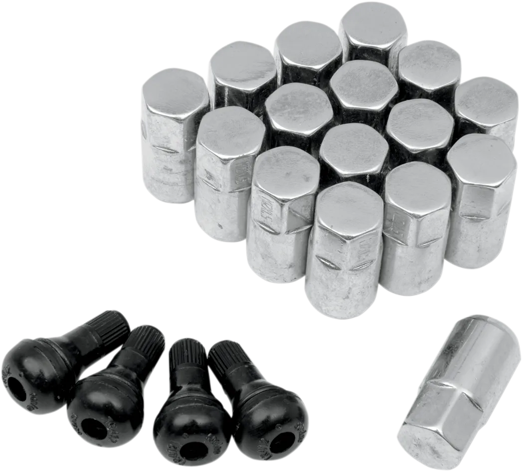 Replacement ATV/UTV Wheel Lug Nuts with Valve Stems