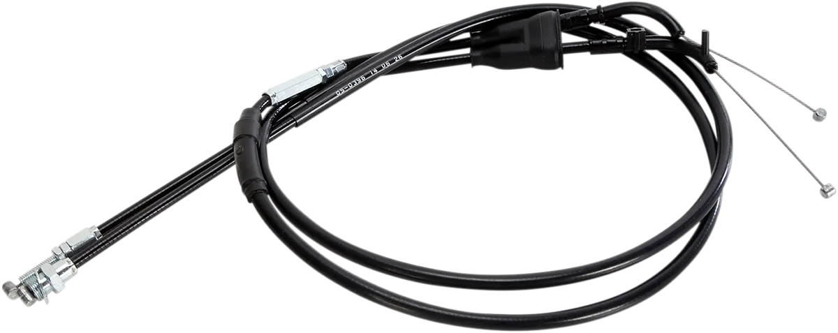 Black Vinyl Throttle Cable
