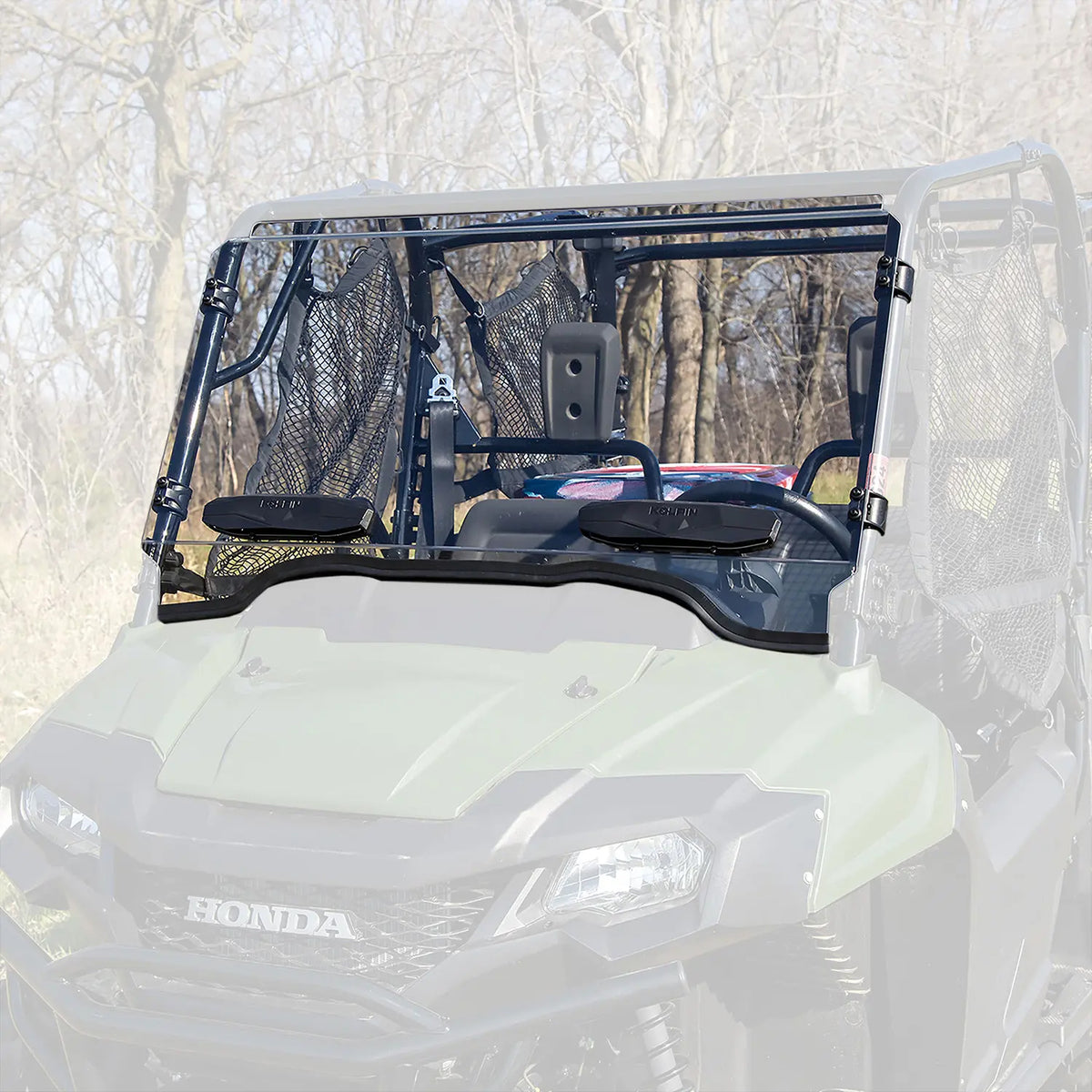 Front Poly Windshield - Full Fixed Vented