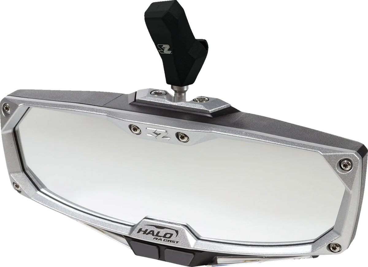 Halo R Rear View Mirror with Cast Aluminum Bezel/LED Cabin Light - CF Moto